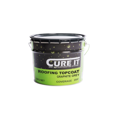Cure It Topcoat Graphite 10kg (BS 00 A 13) 