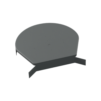 V1-Universal Dry Verge HR Ridge Cap Grey (NEW)