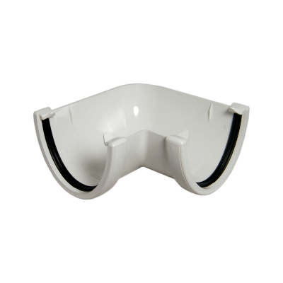 P2-White HR Hi-Cap Gutter Angle 90°
