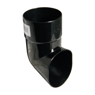 P2-Black 80mm Downpipe Shoe