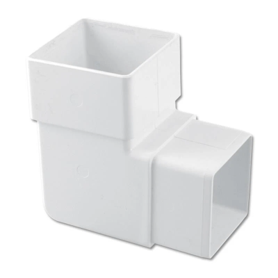 P2-Square 92.5° Offset Bend White