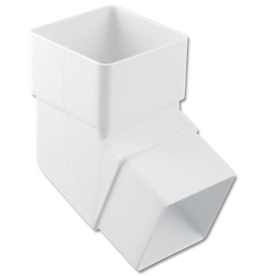 P2-Square 112.5° Offset Bend White
