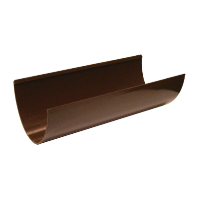 P2-Brown HR Hi-Cap Gutter 4m