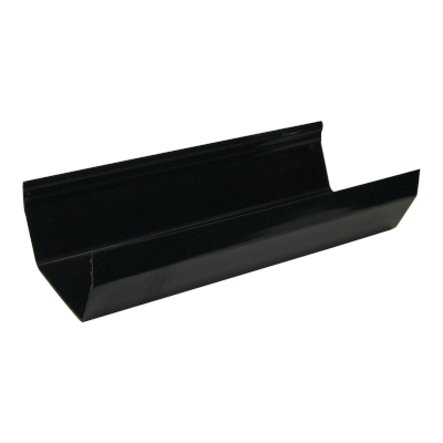 P2-Black SQ Line Gutter 4m