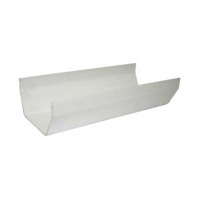 P2-White SQ Line Gutter 4m