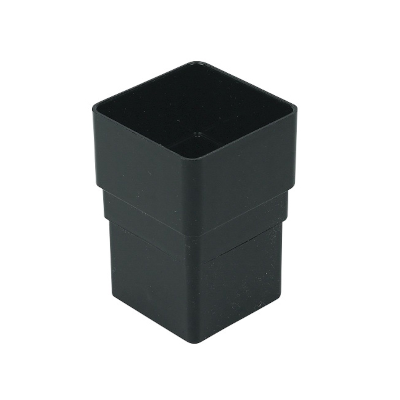 P2-Black 65mm SQ Downpipe Connector