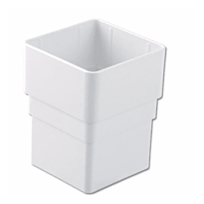 P2-Square Pipe Socket White