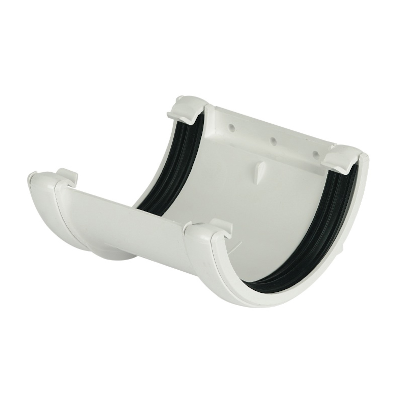 P2-White HR 112mm Gutter Union 