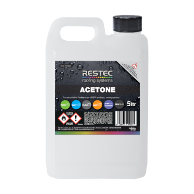 Restec GRP Roof Acetone - Large Pack 5 litre 