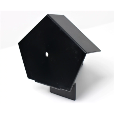 DF-Continuous Drv Verge ANGLED Ridge End Cap Black SRBL