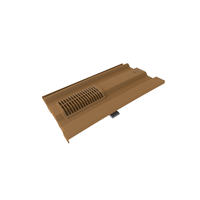 V1-Timloc Mini Castellated (15x9) Tile Vent Brown