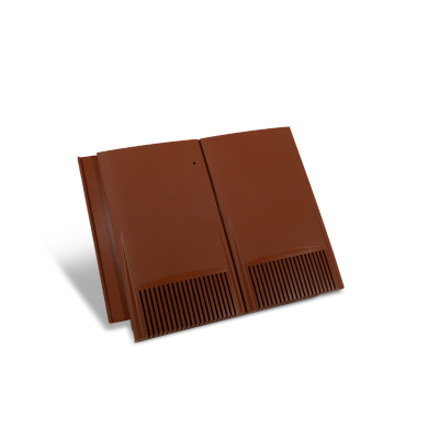 V1-Ulti-Mate Plain Double Tile Vent Terracotta
