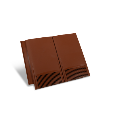 V1-Ulti-Mate Plain Tile Vent Double Terracotta