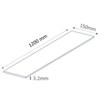 MP1-Undercloak 3.2mm 150 x 1200mm 